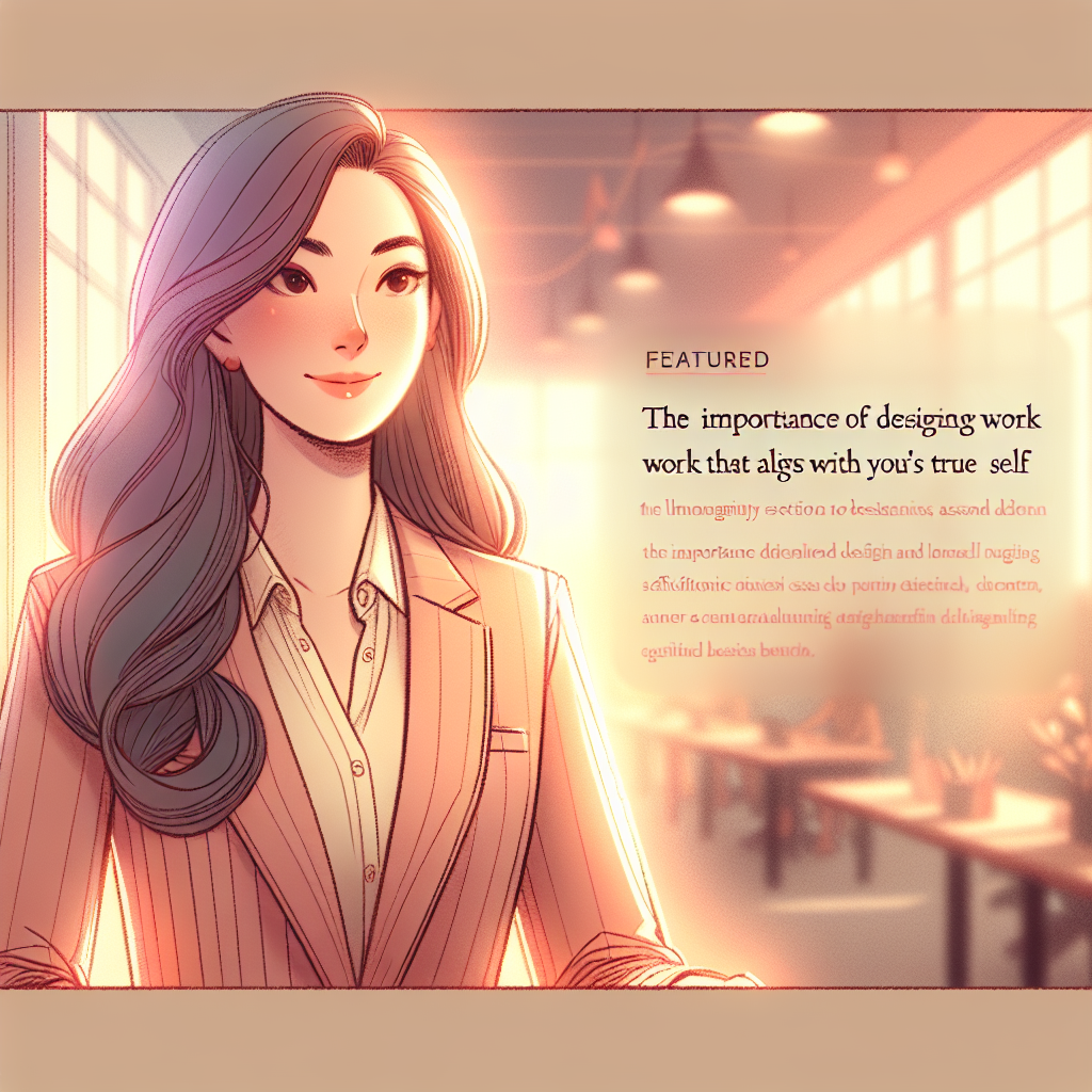 自分らしい仕事をデザインするだけで人生が変わる理由—あなたが見逃している天職への近道